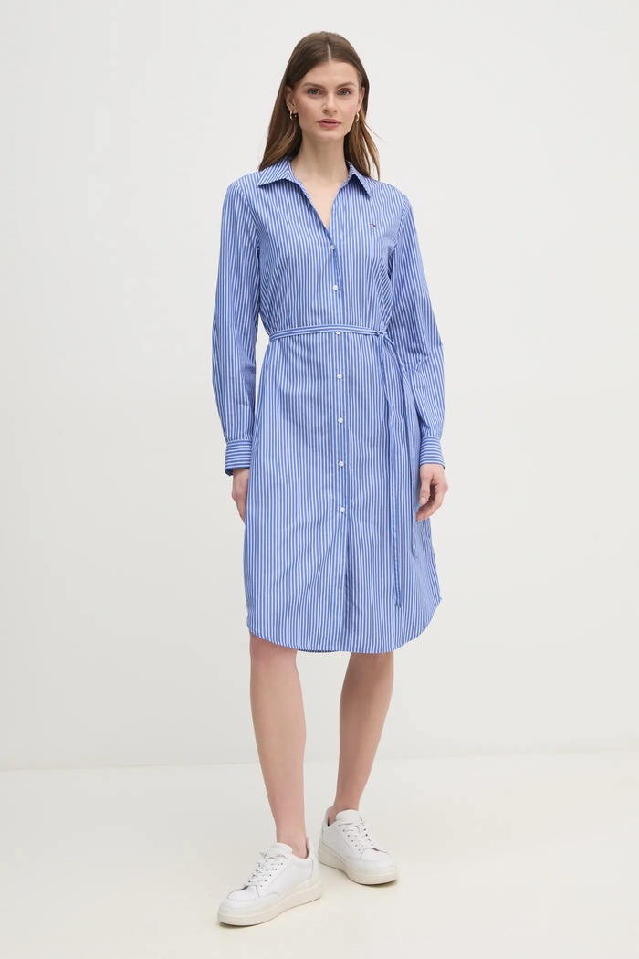 Tommy Hilfiger ruha hosszú kék WW0WW45581