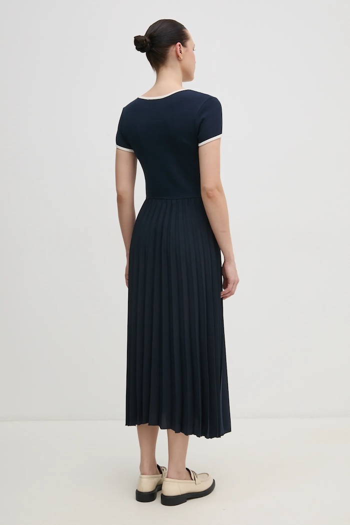 Îmbrăcăminte Tommy Hilfiger rochie WW0WW44618 bleumarin