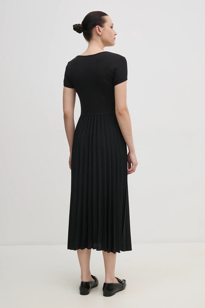 Рокля Tommy Hilfiger WW0WW44618 черен SS25