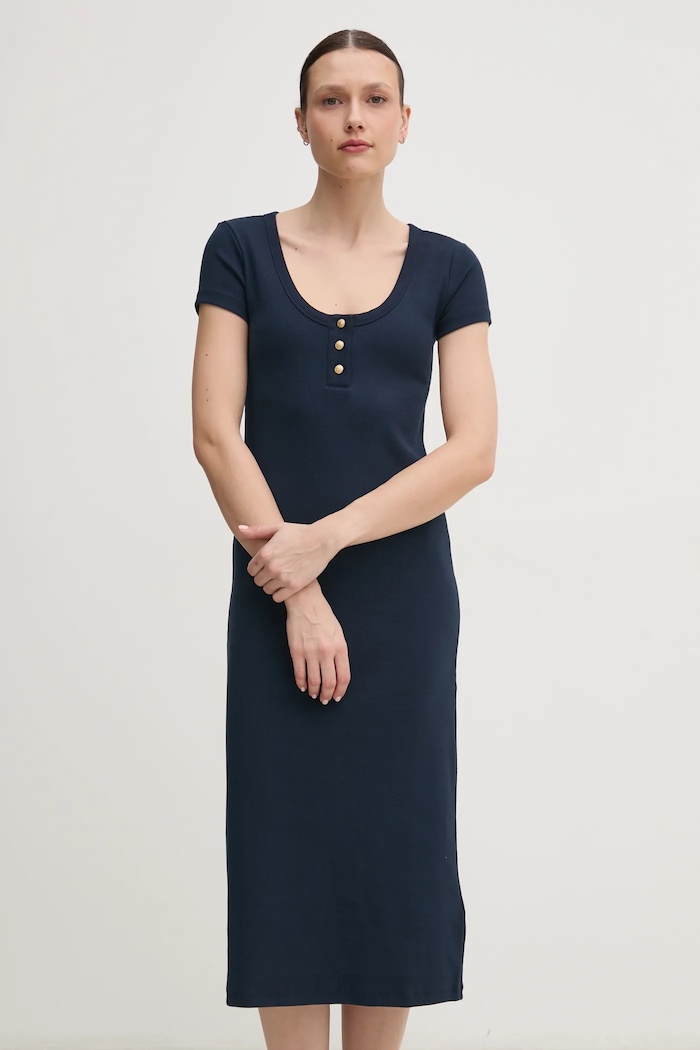 Oblečenie Šaty Tommy Hilfiger WW0WW43864 tmavomodrá