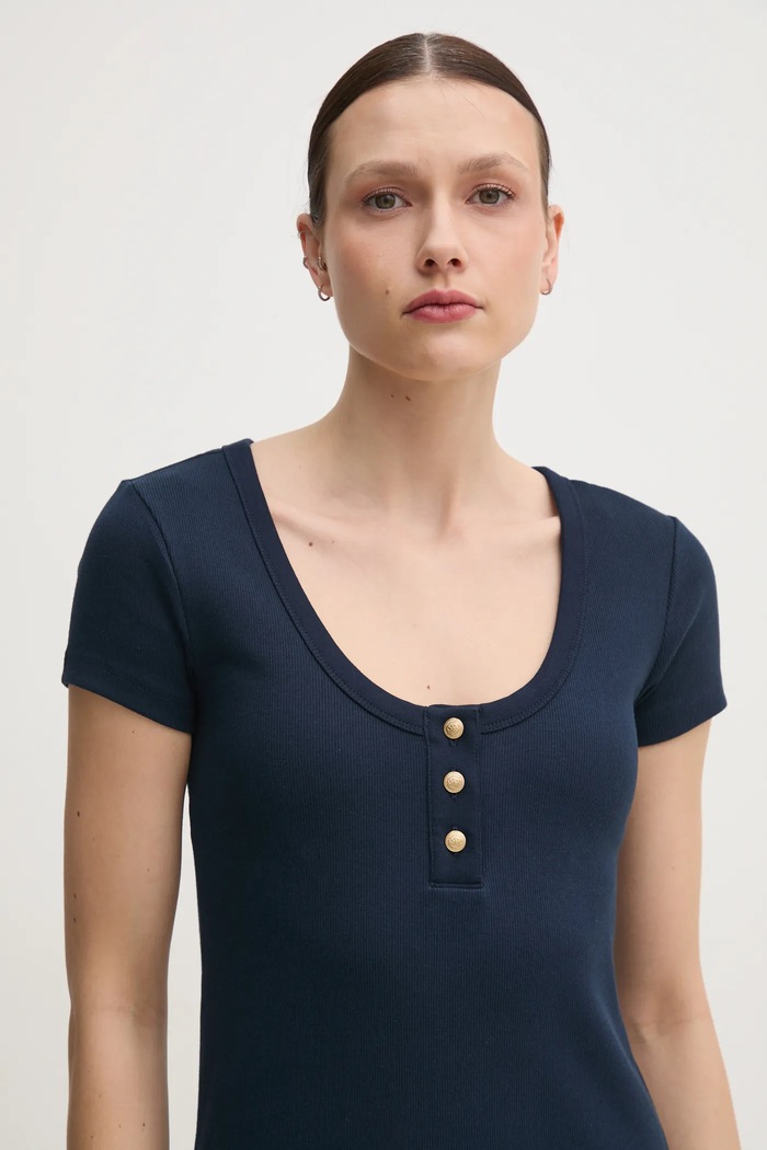 Šaty Tommy Hilfiger tmavomodrá WW0WW43864