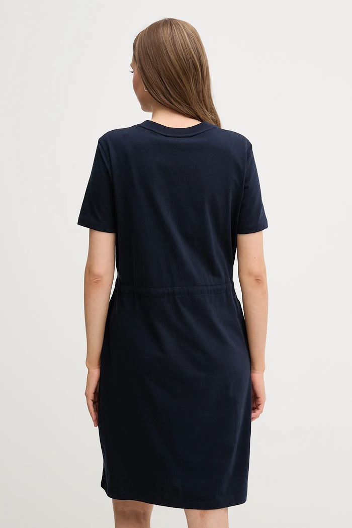 Oblečenie Bavlnené šaty Tommy Hilfiger WW0WW45529 tmavomodrá