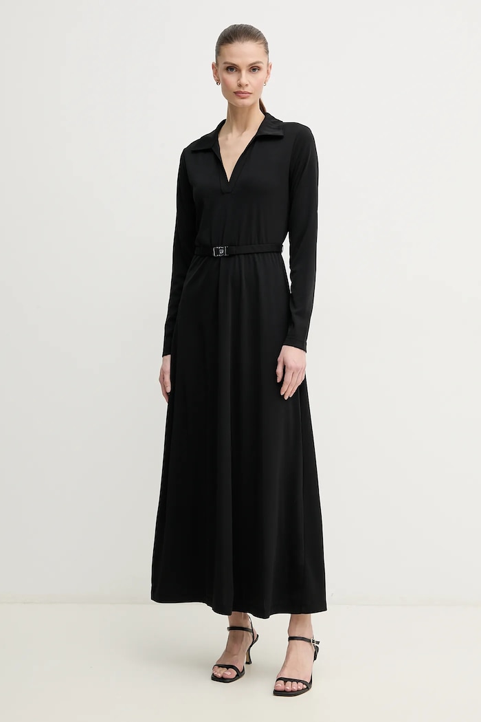 Dkny sukienka DD5J1H52 czarny SS25