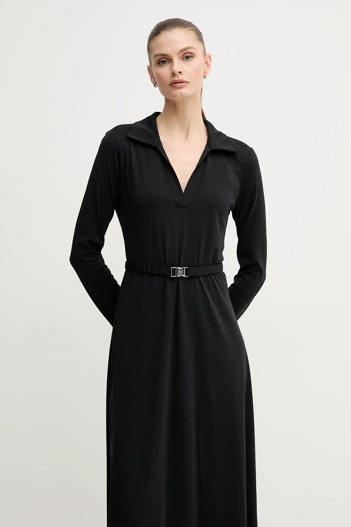 Dkny sukienka czarny DD5J1H52