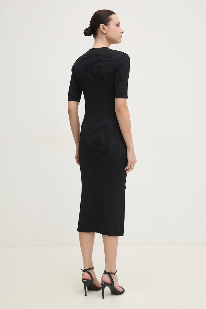 Dkny sukienka P5AUAU74 czarny SS25
