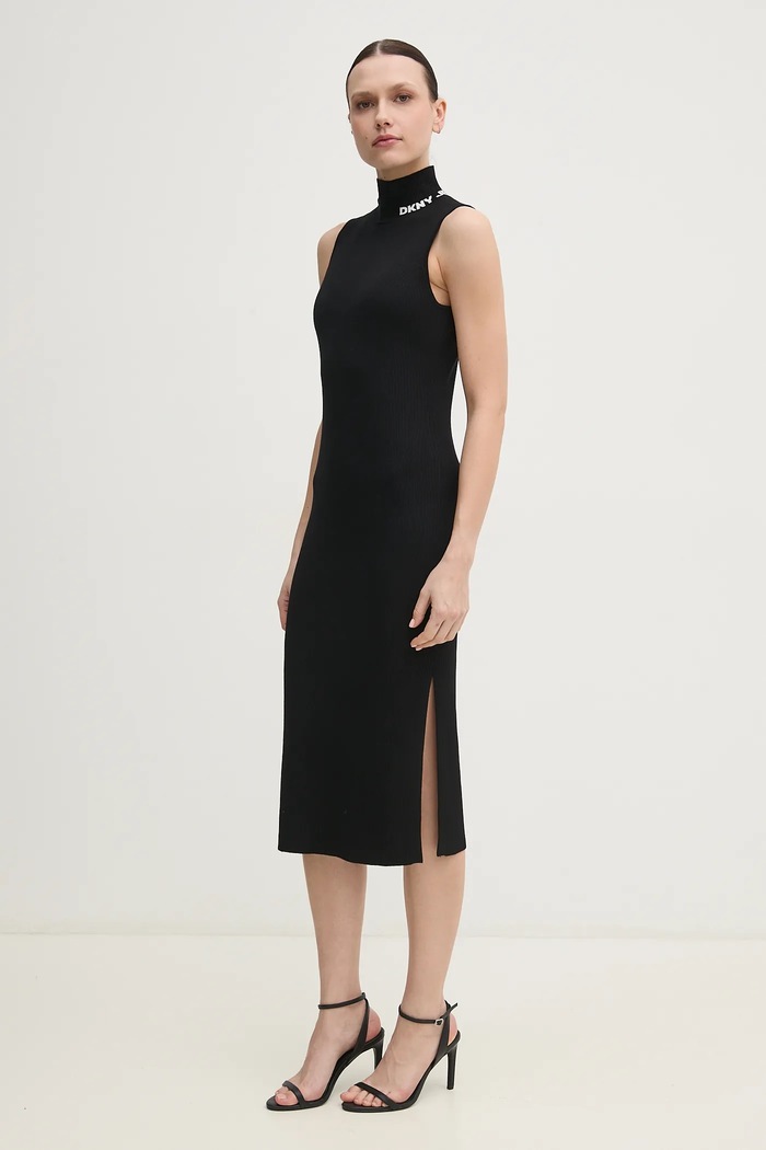 Dkny sukienka casual czarny DJ5R0663
