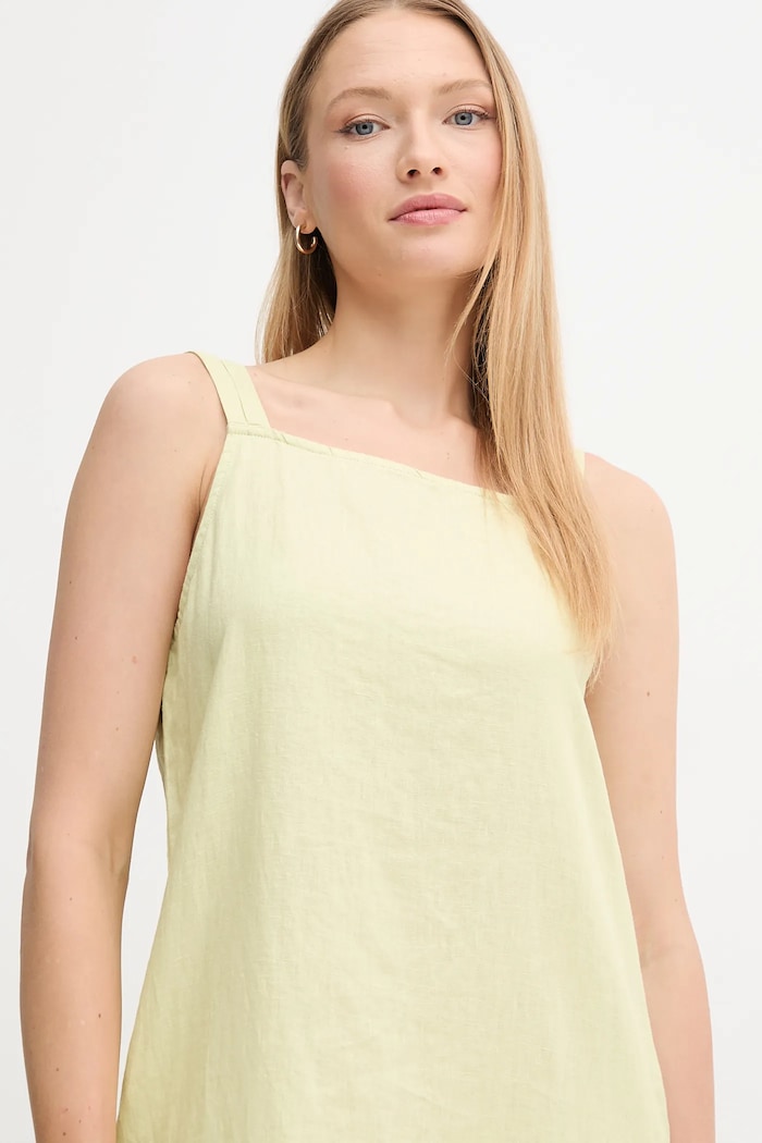 Dkny sukienka lniana zielony P5BBCATP