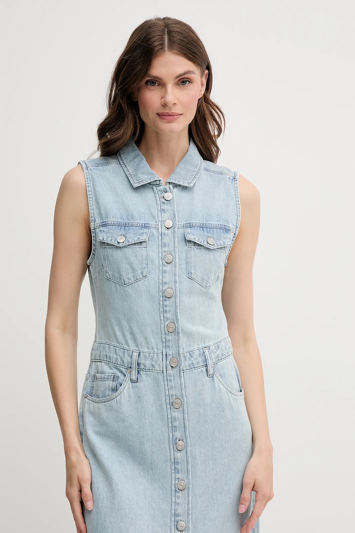 Dkny sukienka niebieski DJ5D9058