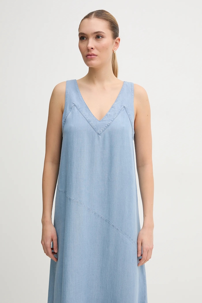 Dkny rochie P51BYAKG albastru SS25