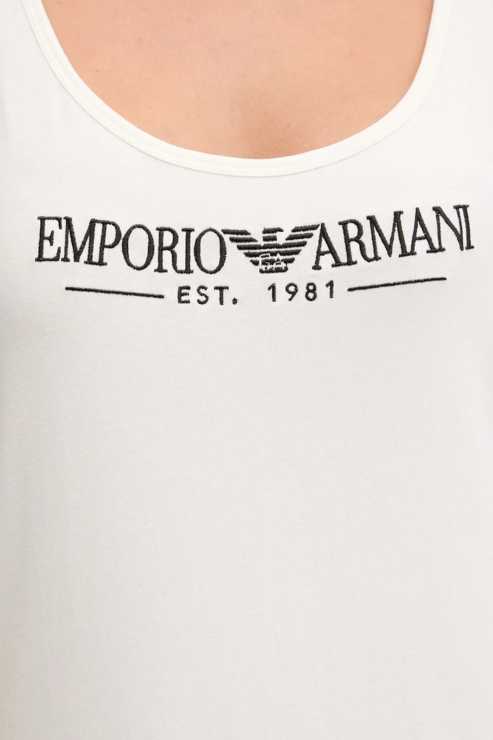 Emporio Armani Underwear koszula nocna beżowy EW000494.AF10881