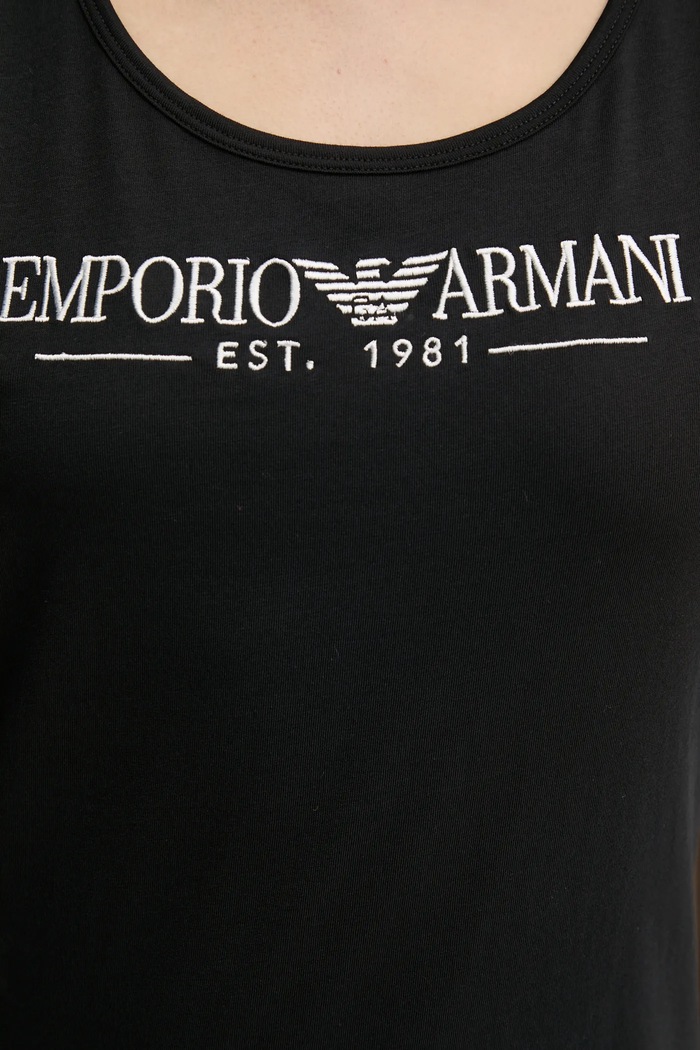 Emporio Armani Underwear koszula nocna EW000494.AF10881 czarny