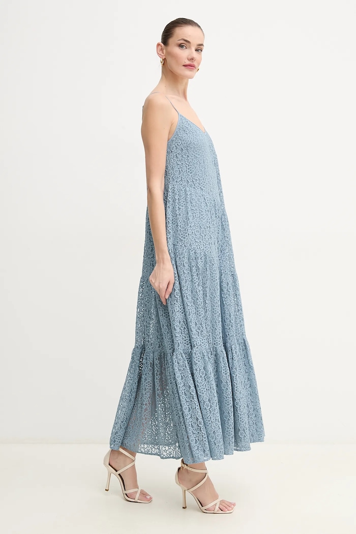 Šaty MICHAEL Michael Kors MS582IDH68 modrá SS25