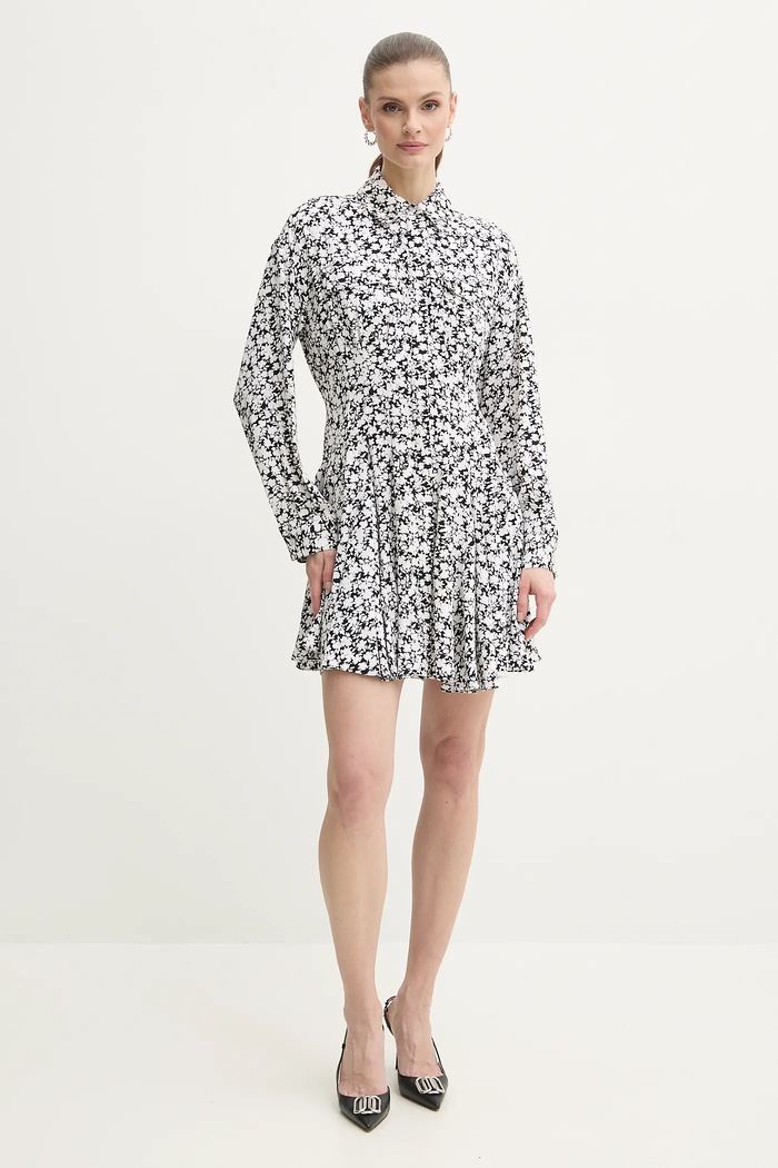 Šaty MICHAEL Michael Kors MS582QWGSA čierna SS25