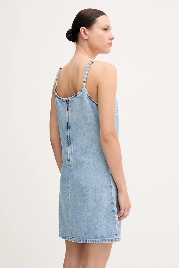 Îmbrăcăminte Calvin Klein Jeans rochie din denim J20J225173 albastru