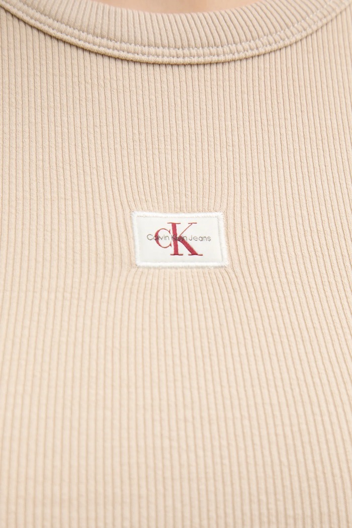 Haljina Calvin Klein Jeans J20J225265 bež