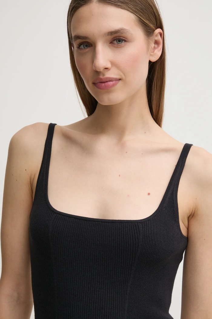 Šaty Calvin Klein Jeans čierna J20J225269