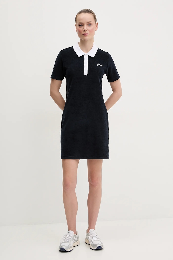 Guess rochie ASTER V5GK01.KCQV1 bleumarin SS25