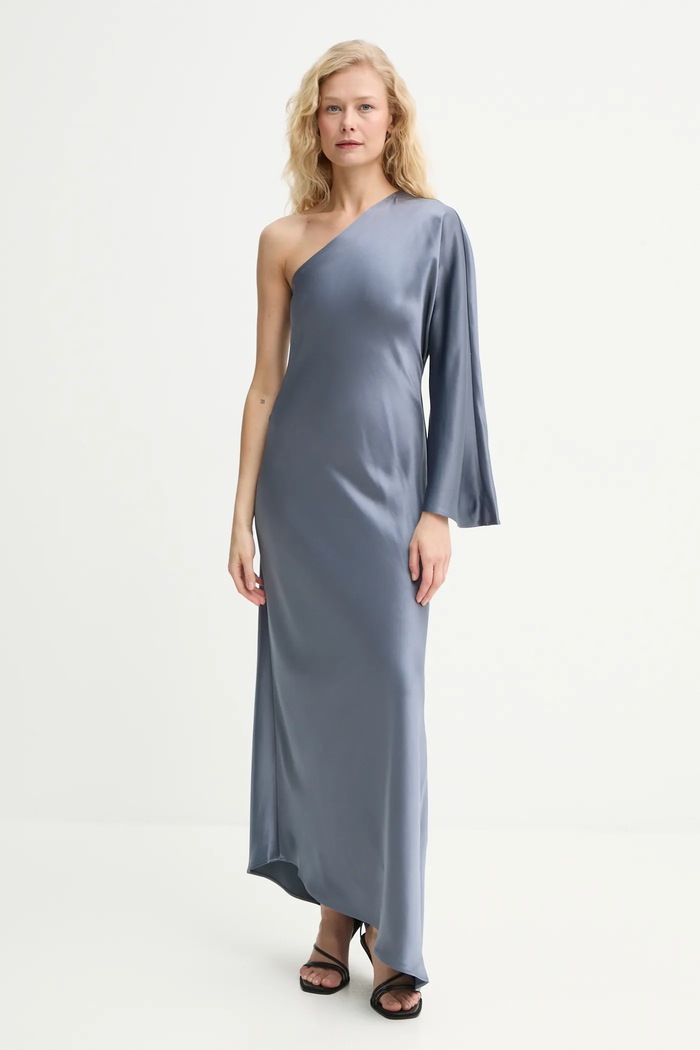 By Malene Birger rochie AVILAS 103093 albastru SS25