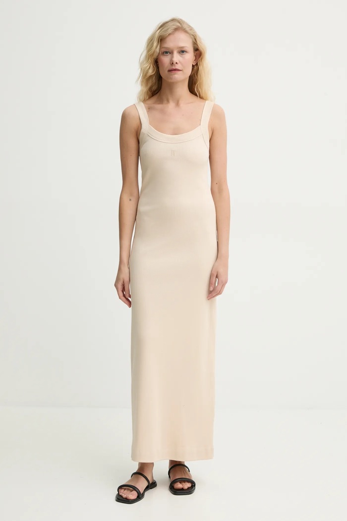 By Malene Birger Šaty By Malene Birger LIO 103106 béžová SS25