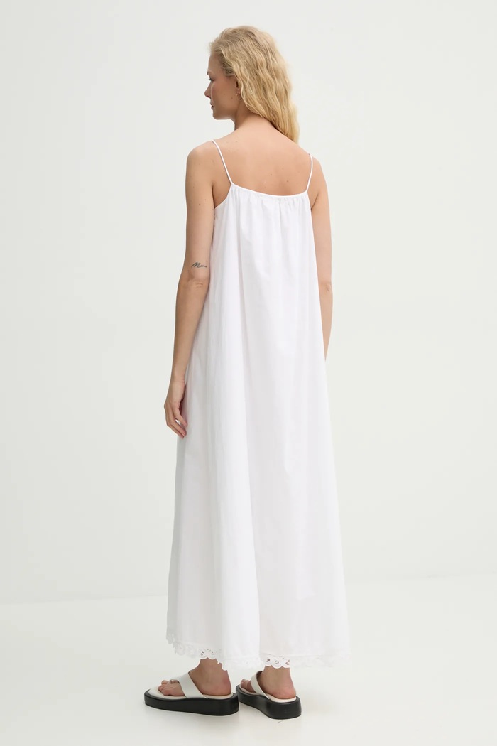 Oblečenie Bavlnené šaty By Malene Birger ELIZABETH 103266 biela