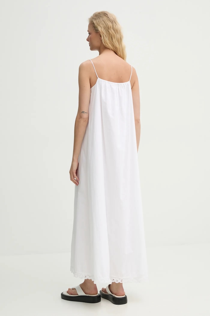 Oblečenie Bavlnené šaty By Malene Birger ELIZABETH 103266 biela