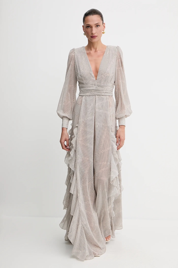 Ρούχα Φόρεμα Elisabetta Franchi ABRS252E2 μπεζ