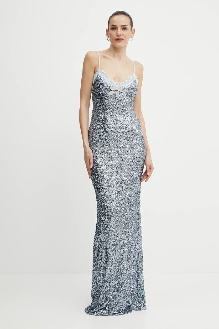 Elisabetta Franchi vestito maxi blu ABR4952E2