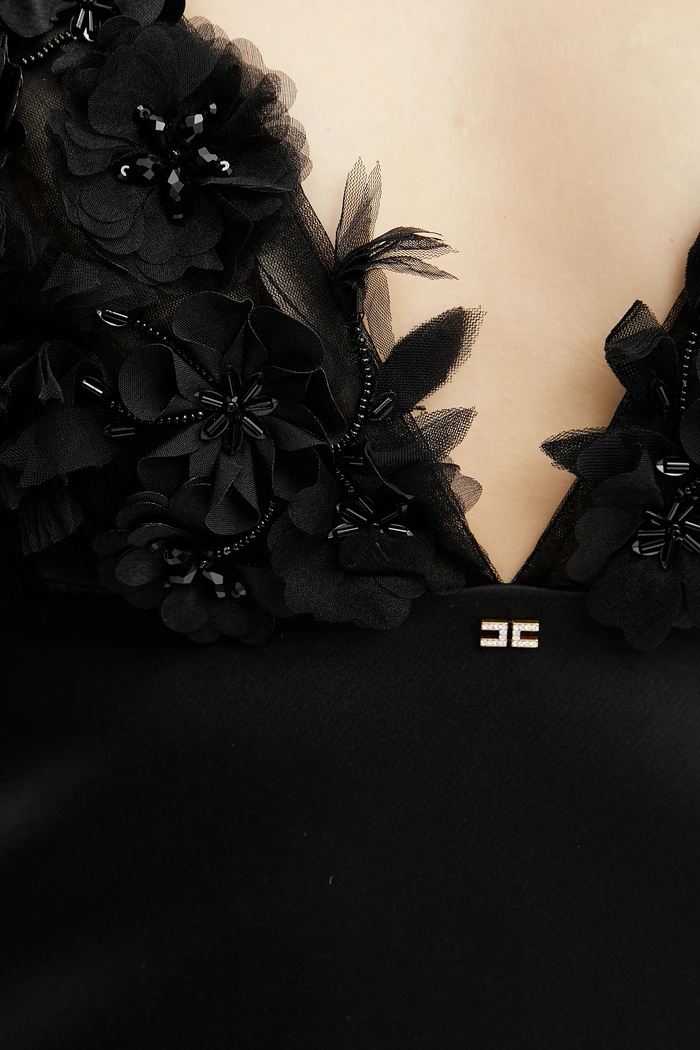 Elisabetta Franchi sukienka AB73752E2 czarny