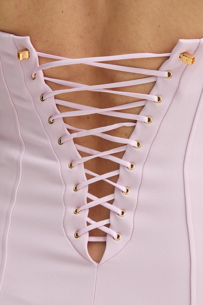 Рокля Elisabetta Franchi AB74852E2 розов