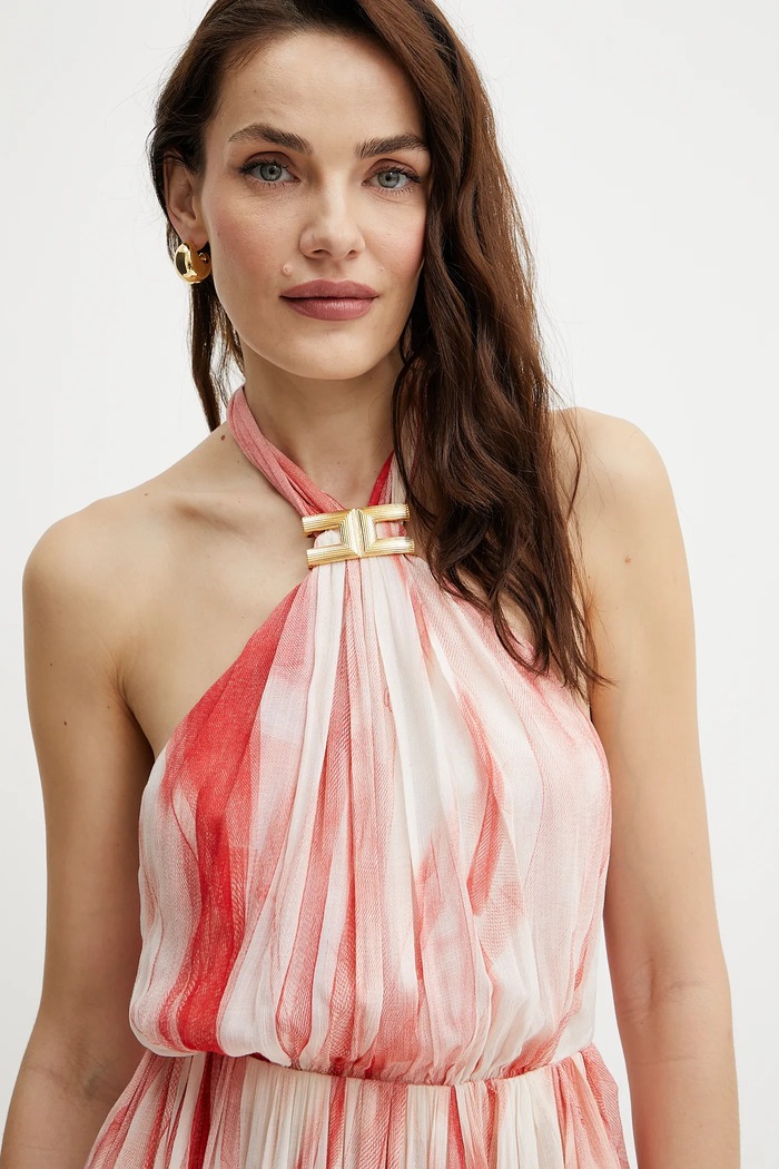 Elisabetta Franchi vestito rosa ABR4752E2