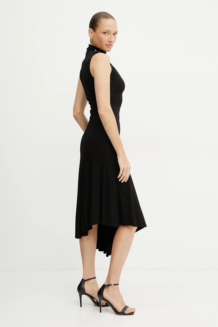 Elisabetta Franchi sukienka AB84252E2 czarny SS25