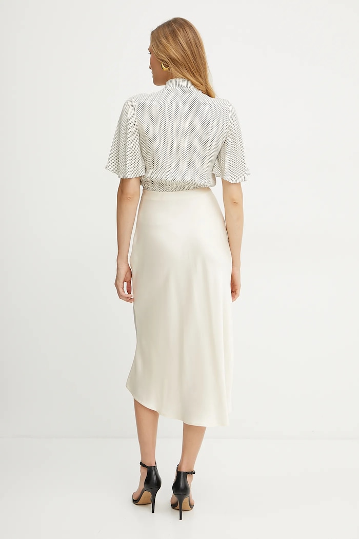 Odzież Elisabetta Franchi sukienka AB85752E2 beżowy