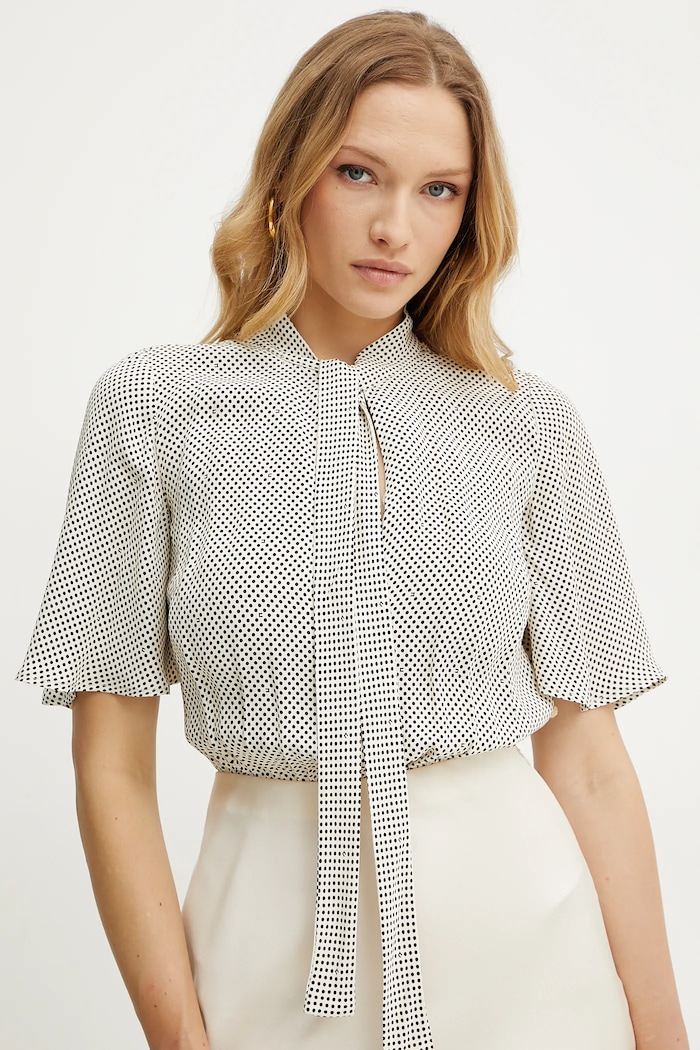 Elisabetta Franchi sukienka beżowy AB85752E2