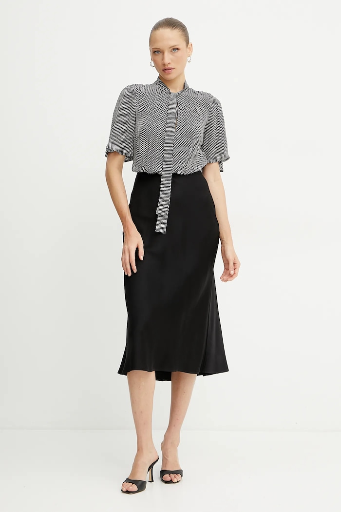 Elisabetta Franchi sukienka AB85752E2 czarny SS25