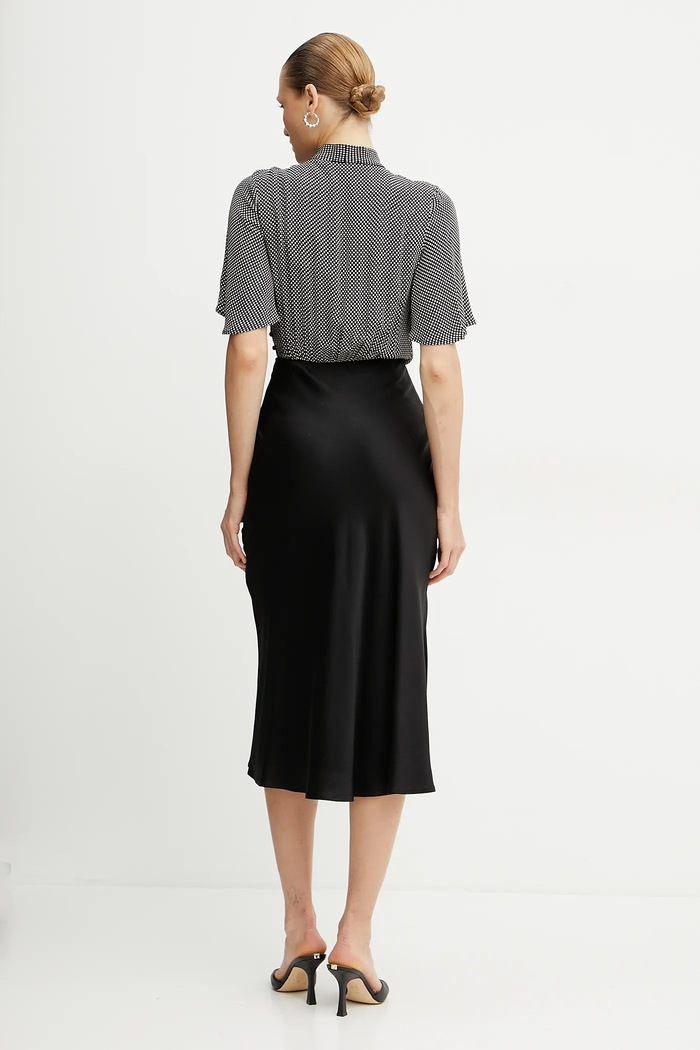 Odzież Elisabetta Franchi sukienka AB85752E2 czarny