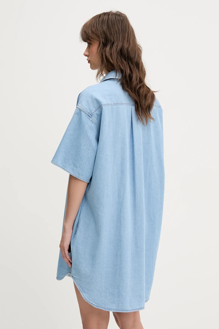 Îmbrăcăminte Tommy Jeans Rochie din denim DW0DW20112 albastru