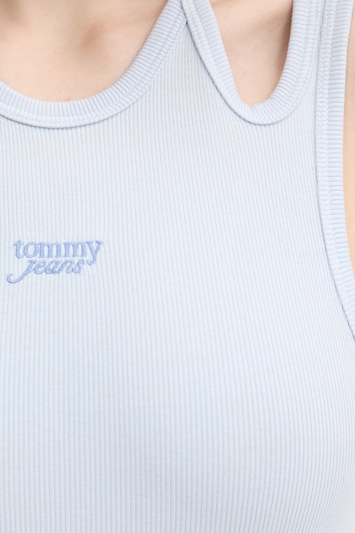 Tommy Jeans rochie DW0DW20331 albastru