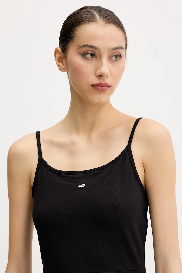 Φόρεμα Tommy Jeans μαύρο DW0DW21354
