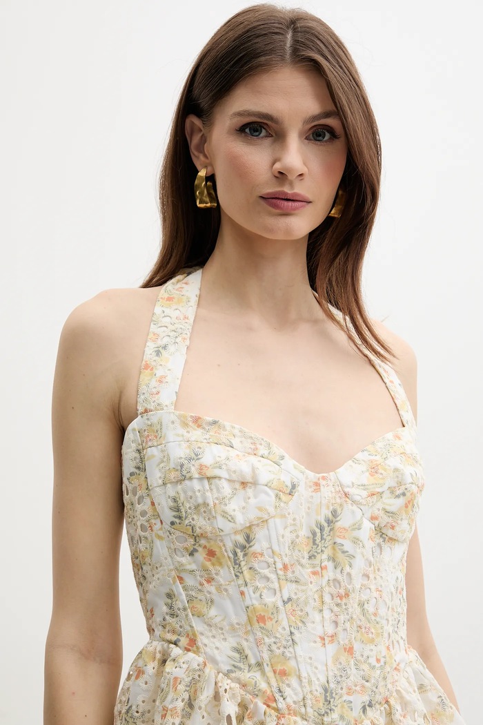 Bardot sukienka POLLIE żółty 59810DB