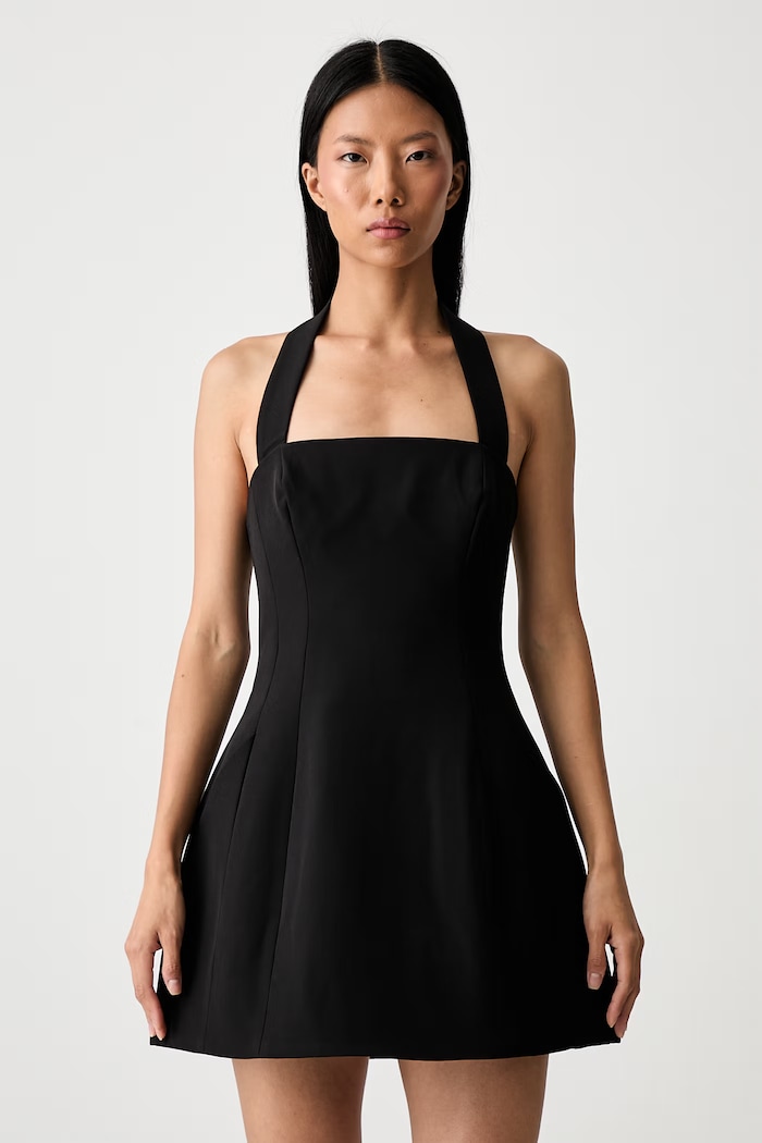 Bardot sukienka rozkloszowana NEVELLE czarny 59857DB