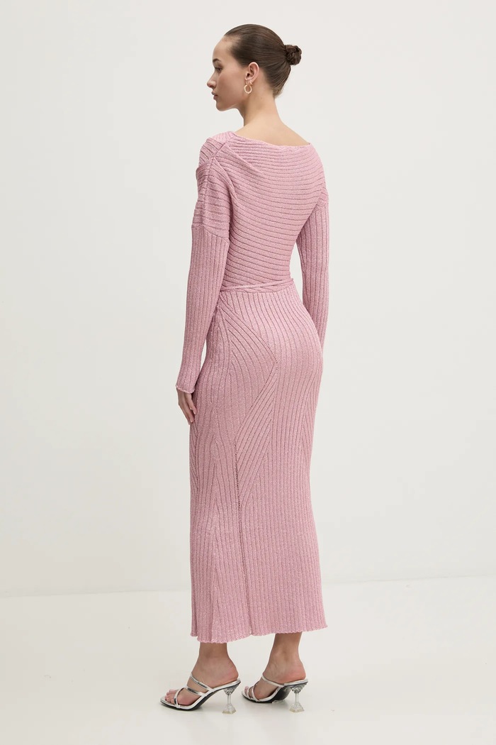 Haljina Never Fully Dressed NFDKN605 roza SS25