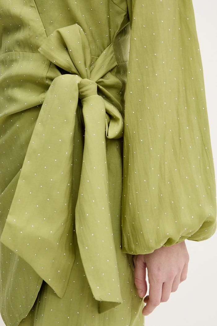 Never Fully Dressed rochie NFDDR1716 verde