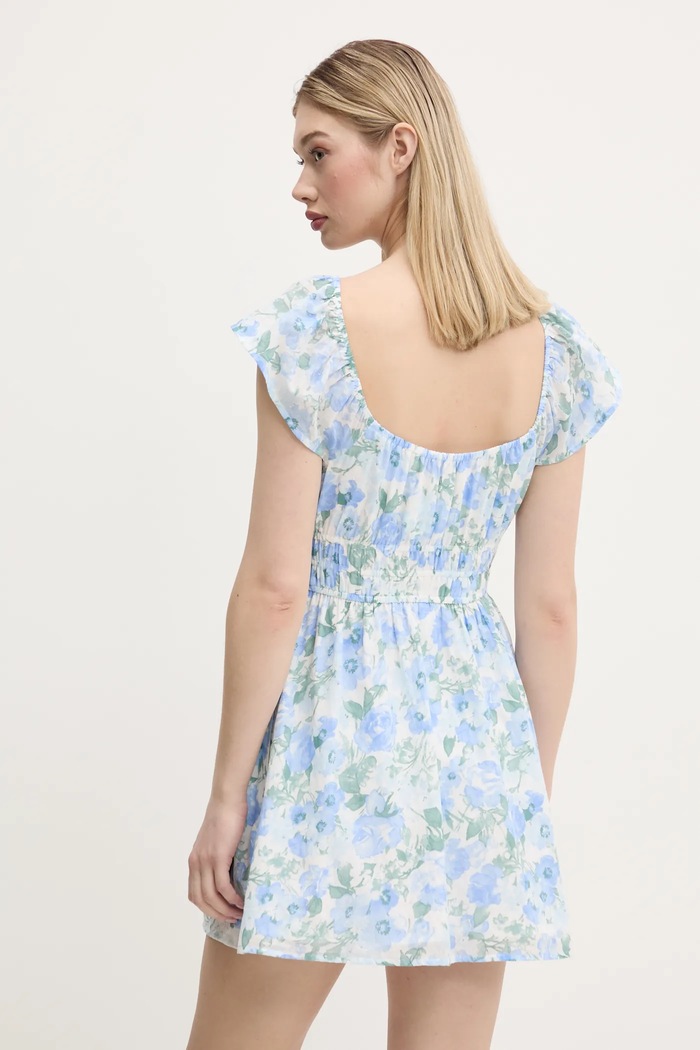 Odjeća Pamučna haljina Hollister Co. KI359.5032.108 plava