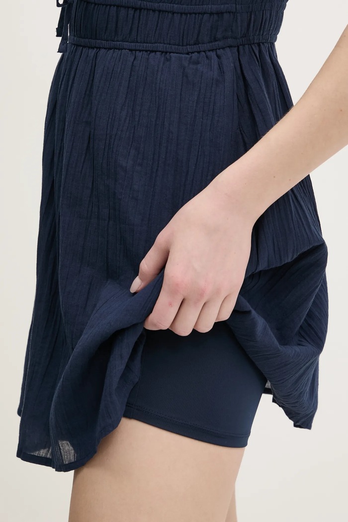 Pamučna haljina Hollister Co. KI359.5041.200 mornarsko plava
