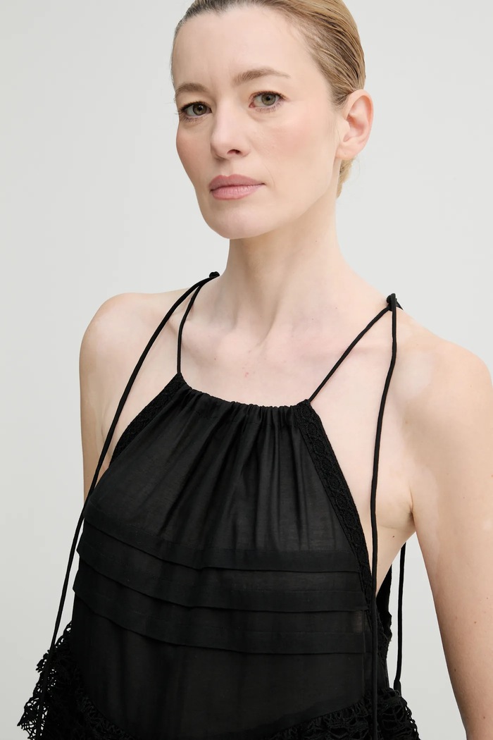 MUNTHE vestito FUENTA 251132225128 nero SS25