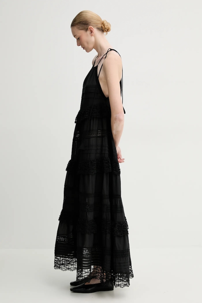 MUNTHE vestito FUENTA nero 251132225128