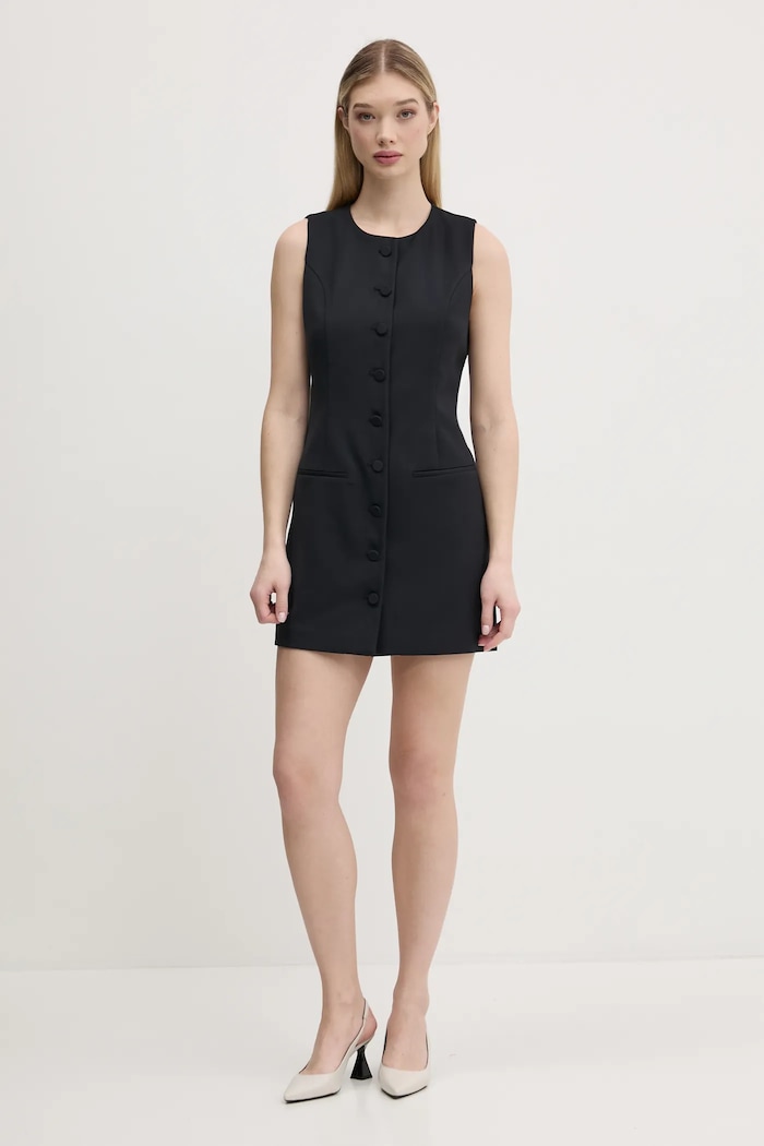 Šaty Abercrombie & Fitch KI159.5575.900 čierna SS25