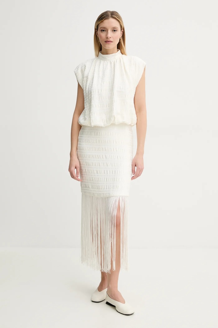Haljina Bruuns Bazaar midi bež BBW4432