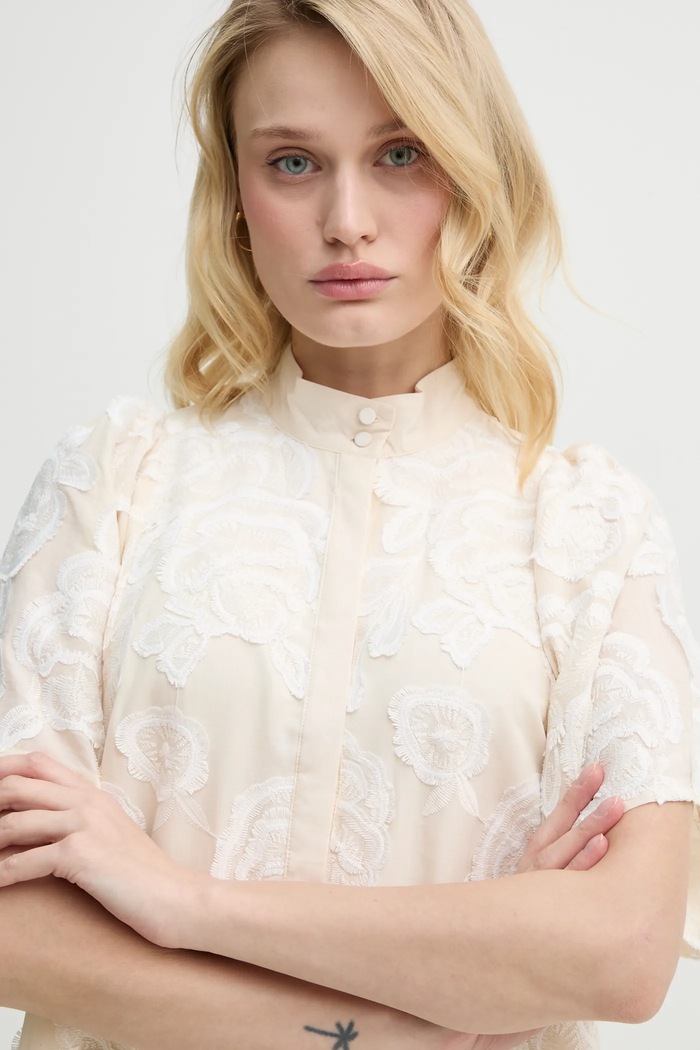 Bruuns Bazaar rochie bej BBW4582
