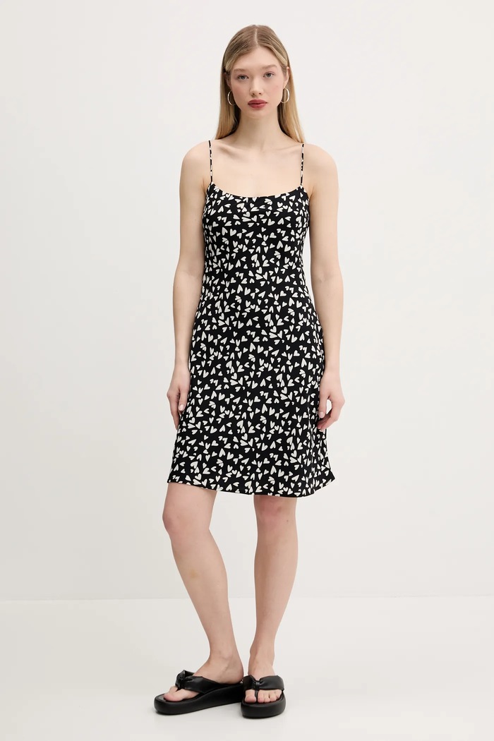 Abercrombie & Fitch rochie KI159.5461.979 negru SS25